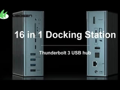 5 في 1 ألومنيوم USB نوع C محور مع منافذ متعددة 5Gbps سرعة نقل البيانات 3.5mm جاك الصوت