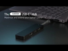 USB C 6 في 1 Multiport Adapter إلى HDMI Splitter USB-A 3.1 Type-C Data Port 100W PD قارئ بطاقة SD